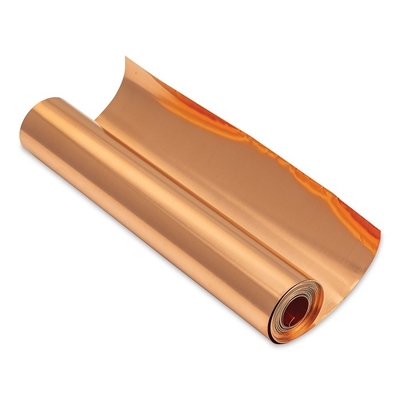 리튬 구리 호일 Rolls/Sheets 0.005mm-0.07mm 매우 정확한 두께
